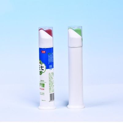 TPE 100Ml Global Custom Color Airless Toothpaste Pump Tube Bottle For Toothpaste