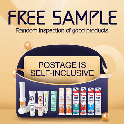 Customize Plastic Effervescent Tablet Tubes with Desiccant Cover and Customized Color