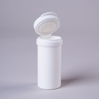 Effervescent Tablet Tube with Spiral Cover Desiccant Diameter 29mm Custom White Long Tube Packaging