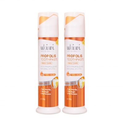 Customize Logo Airless White Pump Toothpaste Bottles Tube Bottle with Offset Printing