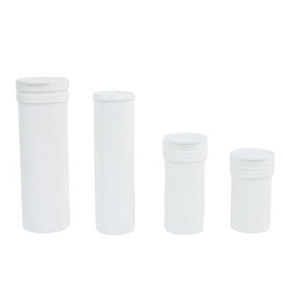 White Optional Straight PP Effervescent Tablet Vitamin C Plastic Tubes with Lid