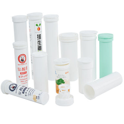 Effervescent Tablet Tube Replacement with Custom Colorful Logo and Matte Surface Handling