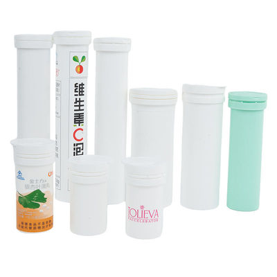 2024 Product Colorful Customized Design PP Empty Effervescent Tablets Tubes with Cap