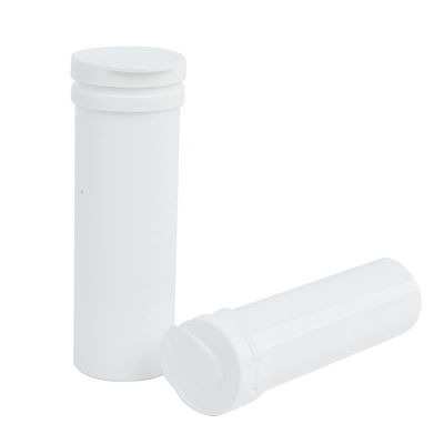 PP Medicine Pill Bottles Case Custom Long Empty Vitamin C Effervescent Tablet Tube