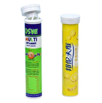Plastic Empty Medicine Capsule Vitamin Tube Packaging Tablet with Cover USA Free Sample