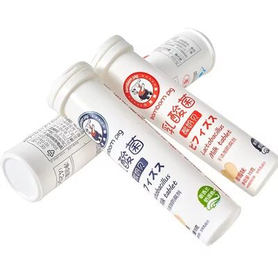 OEM Accepted Effervescent Tablet Tube Medicine Bottle with Custom Design and Printing