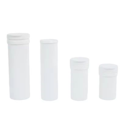 Private Label Custom Tube Vitamin C Effervescent Tablet Bottles with PP Collar Material Injection Molding
