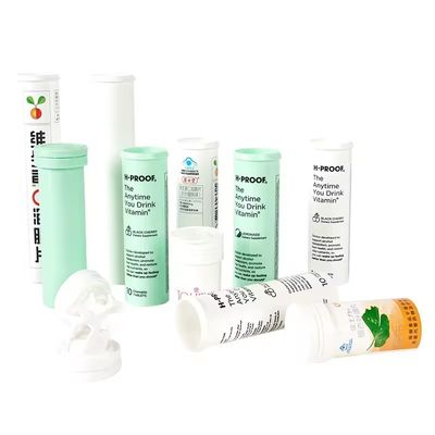 80ml Medical Cylinder PP Plastic Pill Capsule Vitamin Effervescent Tablet Tube Bottle With Proof Cap