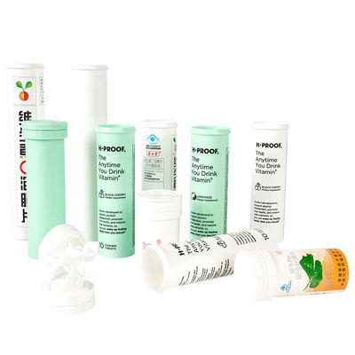 6a Grade Empty Tube Print Custom Private Label Effervescent Tube for Tablet Packaging