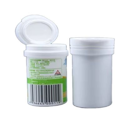 Portable Sizes Tamper-evident Flip-top Lids Small Pills Tube Packaging Eco-friendly