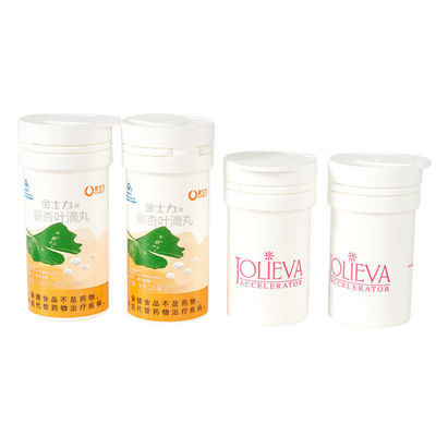 PP Collar Material Biodegradable Effervescent Tablet Tube for Eco-Friendly Packaging