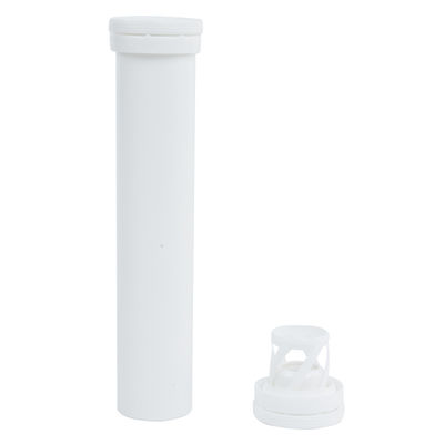 White Optional Straight PP Effervescent Tablet Vitamin C Plastic Tubes with Lid