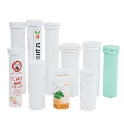 Matte Surface PP Plastic Effervescent Container for Clean VC Candies 50ml 60ml 70ml 80ml