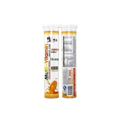24*104 Mm Size Empty Bottle Pp Custom Color Plastic Effervescent Vitamin Tablet Tube
